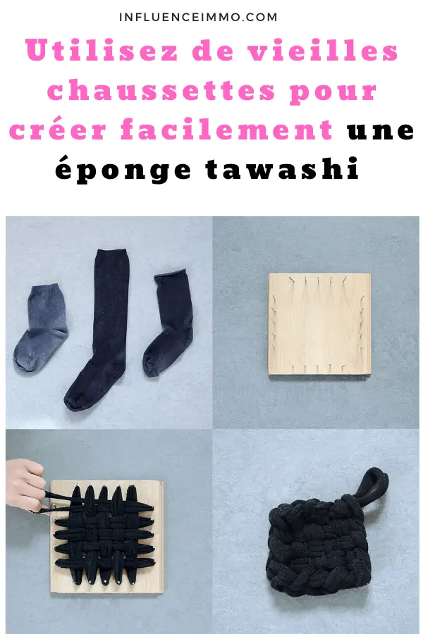 Un Tutoriel Pour Faire Un Tawashi Avec Des Chaussettes Usagees
