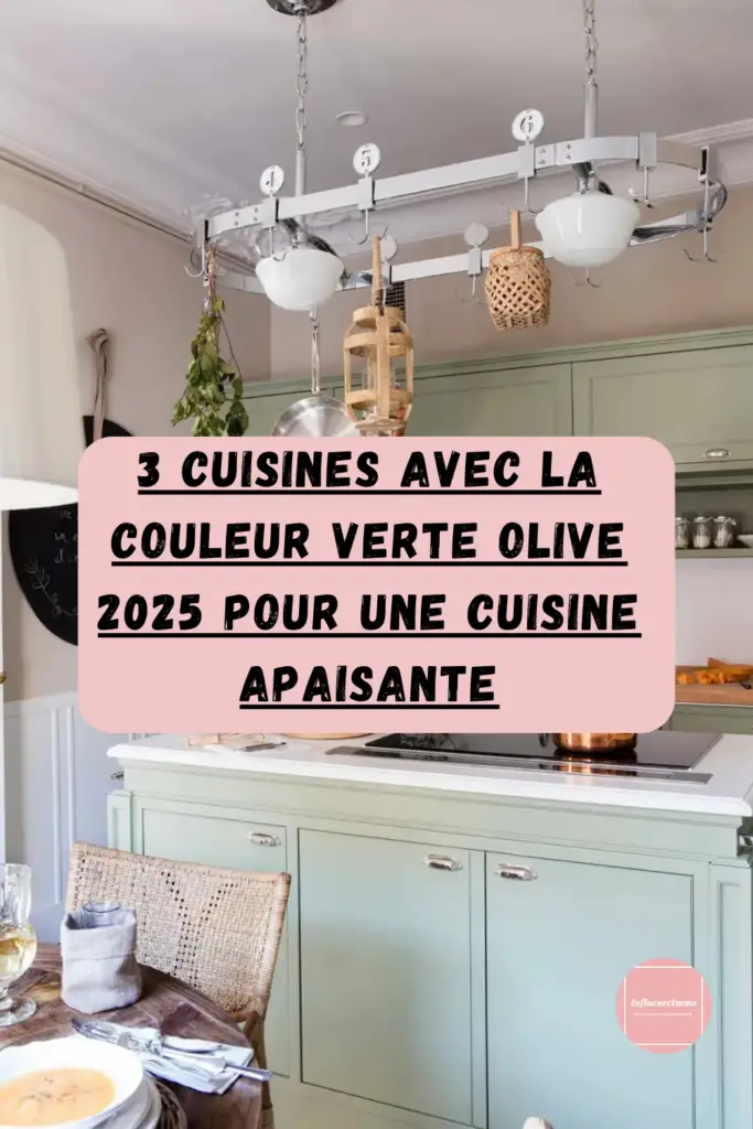 Cuisines Relaxantes Avec La Couleur Verte Olive