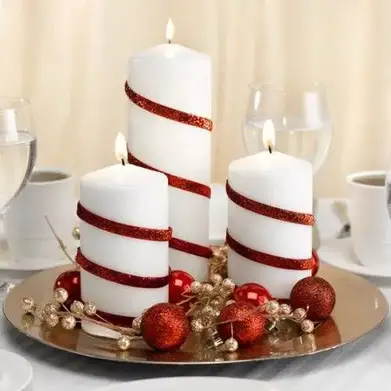 18 Idees Pour Decorer Votre Table De Noel Avec Des Bougies