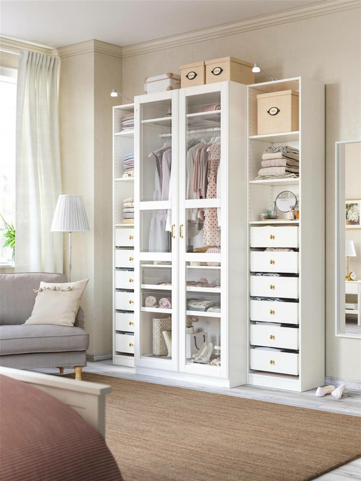 26 Brillantes Idées de Conception De GardeRobe Avec IKEA