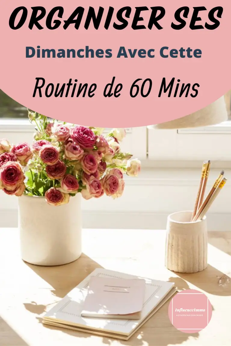 La Routine du Dimanche de 60 Minutes Pour Organiser Sa Maison
