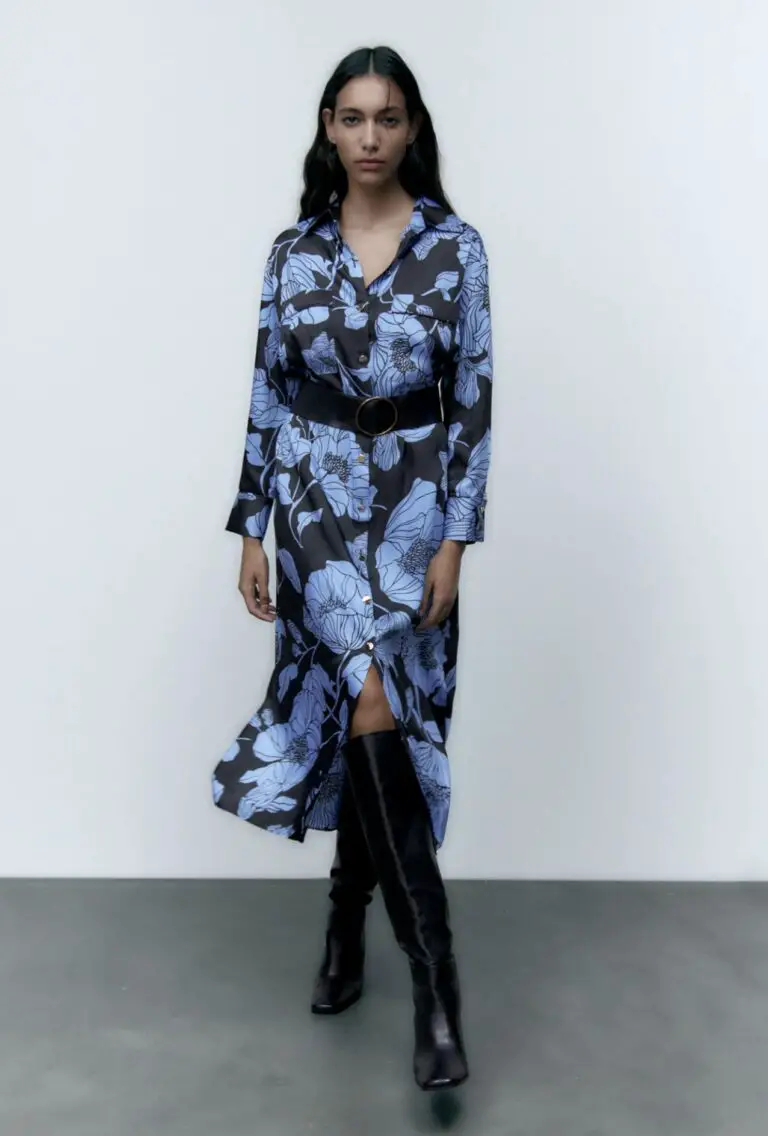 Robe En Dentelle Zaftique Noir Et Bleu - Taille Plus, Manches 3/4, Neuve Sans étiquette