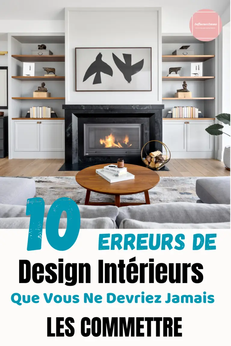 10 erreurs de design d'intérieur que vous ne devriez jamais commettre