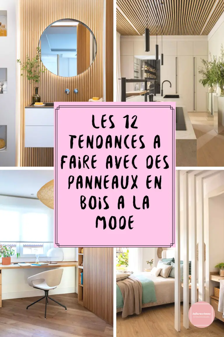 Les 12 Tendances A Faire Avec Des Panneaux En Bois A La Mode