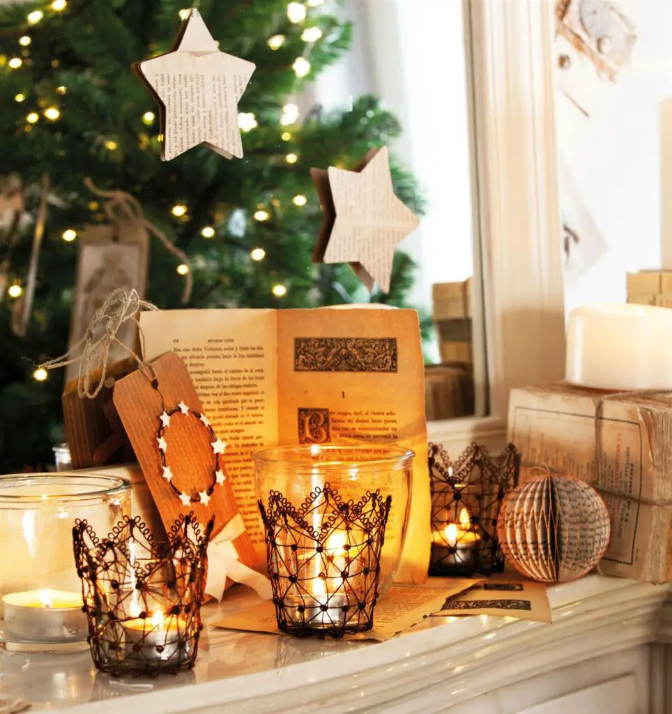 4 Crochets Cheminée Pour Chaussettes De Noël – Dorés, Sans Perçage, Décoration Festive
