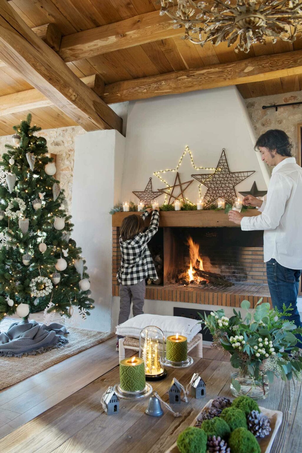 23 Meilleures Idées Pour Décorer Sa Cheminée Pour Noël