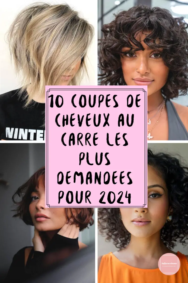10 Coupes de Cheveux Au Carré Les Plus Demandées en 2024