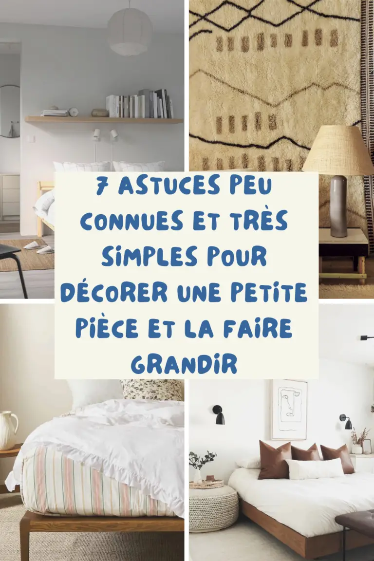 7 Astuces Peu Connues Pour Décorer Une Très Petite Pièce