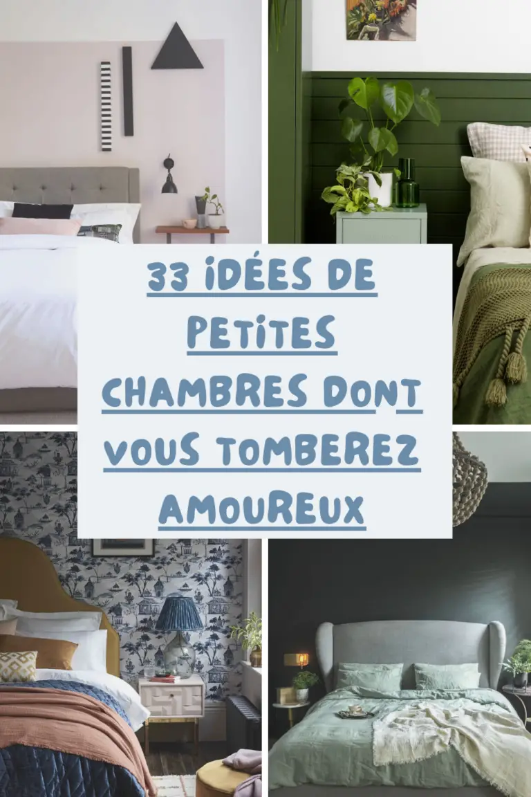 33 Idées de Petites Chambres Qui Sont Hyper Mignonnes