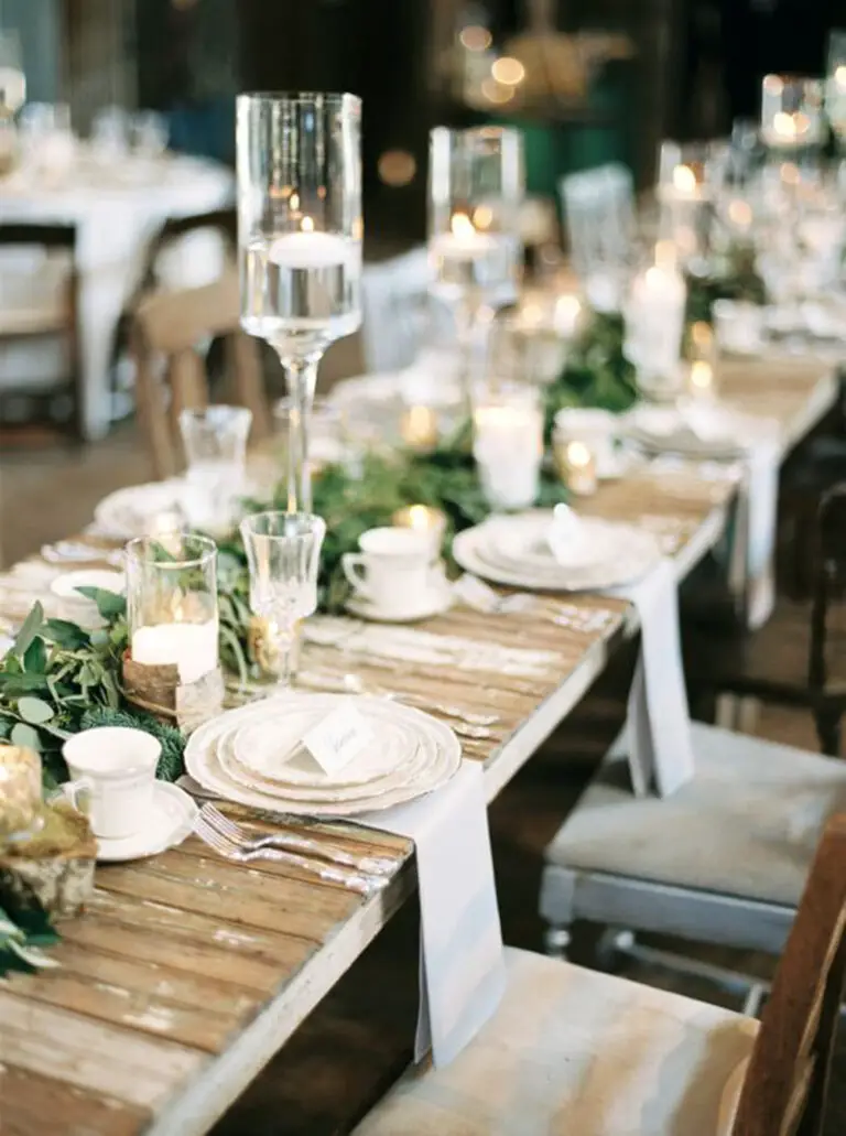 60 Idées Différentes de Décoration de Table De Mariage