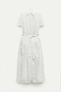 Baskets Zara Blanches En Simili Cuir - Taille UK 8 (femme) - Occasion