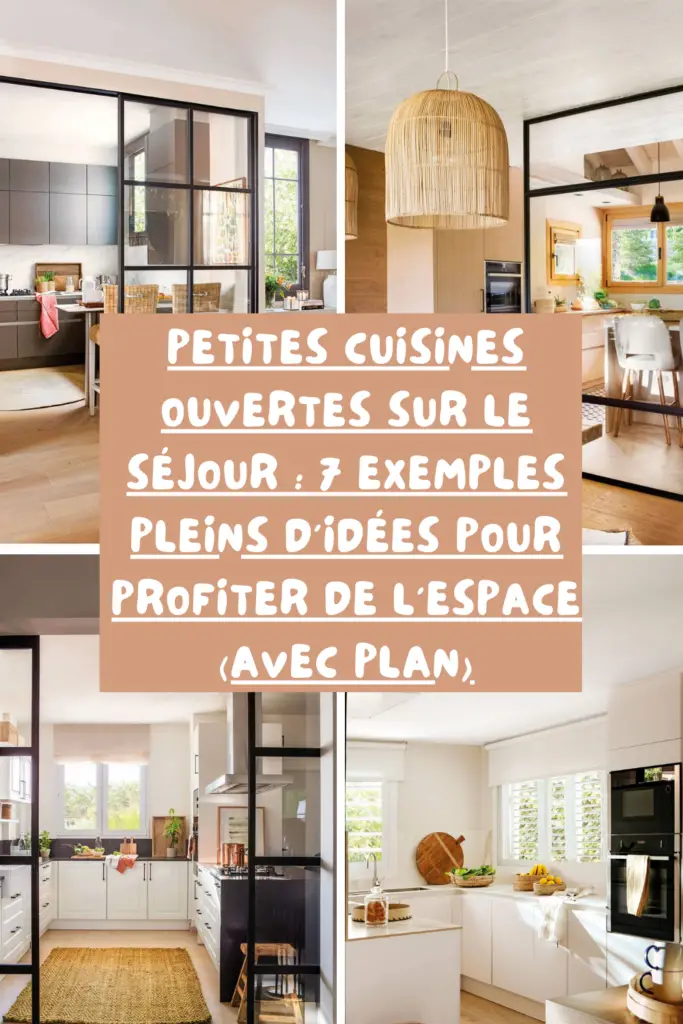 7 Exemples De Petites Cuisines Ouvertes Avec Plan