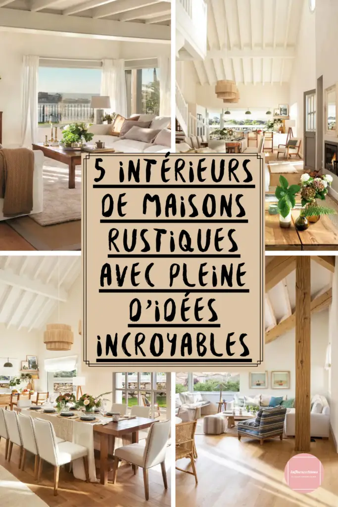 5 Intérieurs de Maisons Rustiques Avec Pleine D'Idées Incroyables