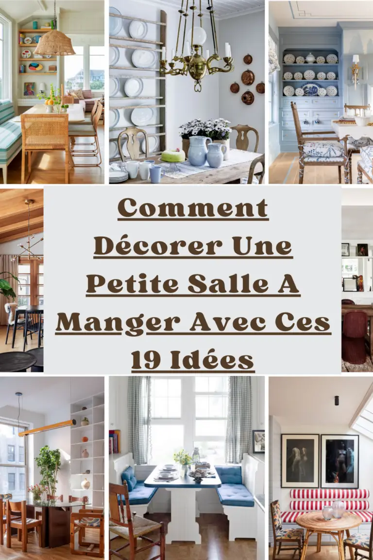Comment Décorer Une Petite Salle A Manger Avec Ces 19 Idées