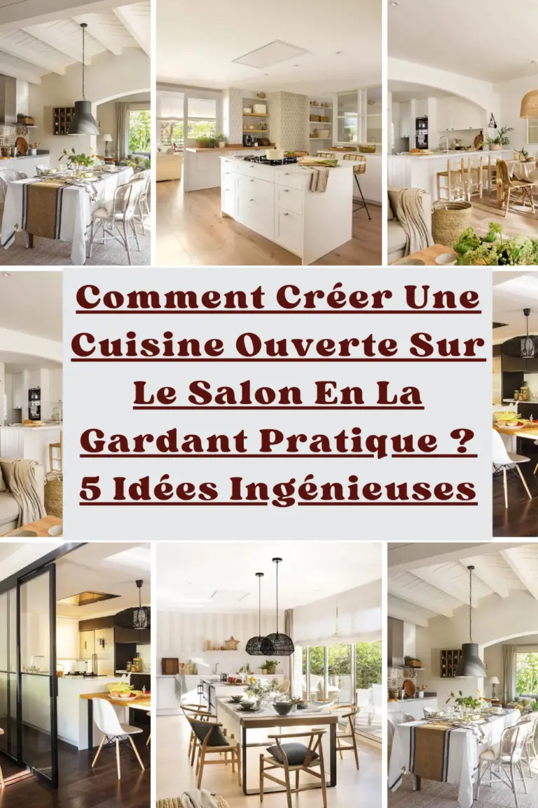 5 Idées Ingénieuses Pour Ouvrir Sa Cuisine Sur Le Salon