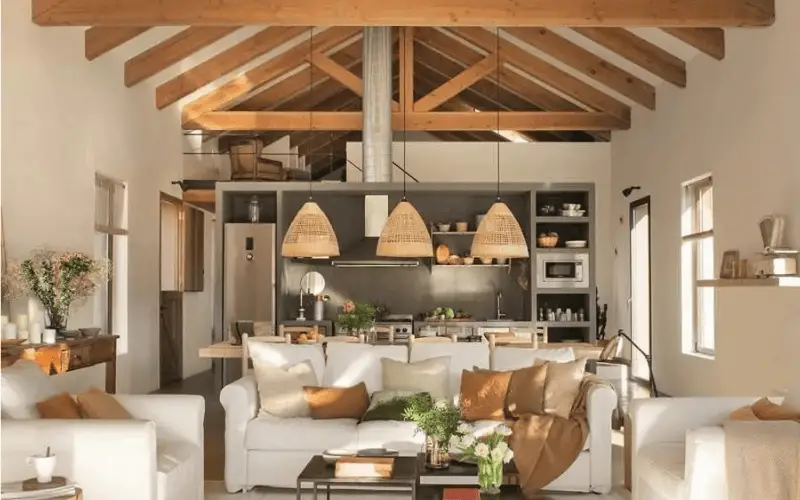 5 Exemples de Décos de Salons Rustiques Et Modernes, Cozy