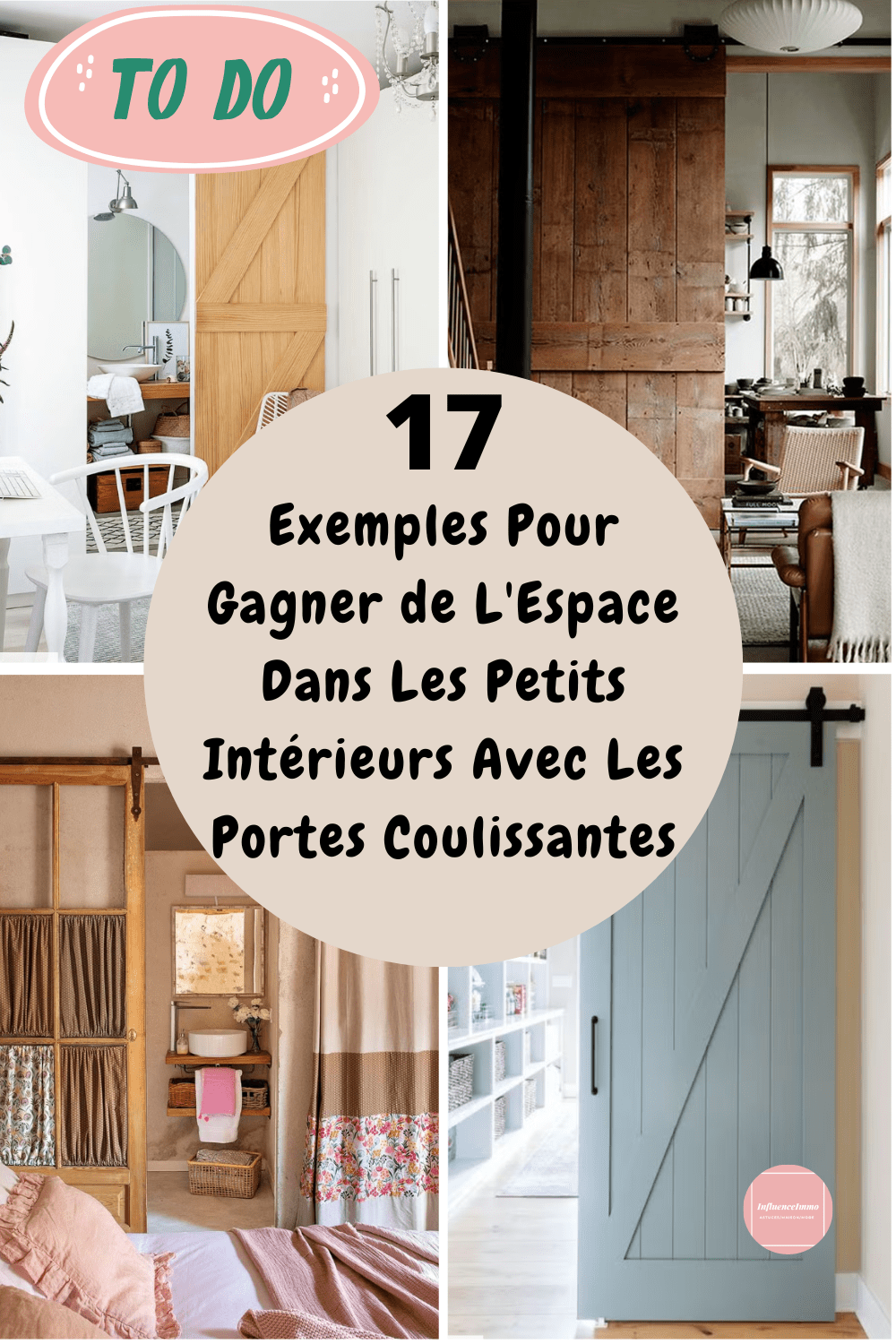 17 Exemples Pour Gagner de L'Espace Dans Les Petits Intérieurs Avec Les Portes Coulissantes