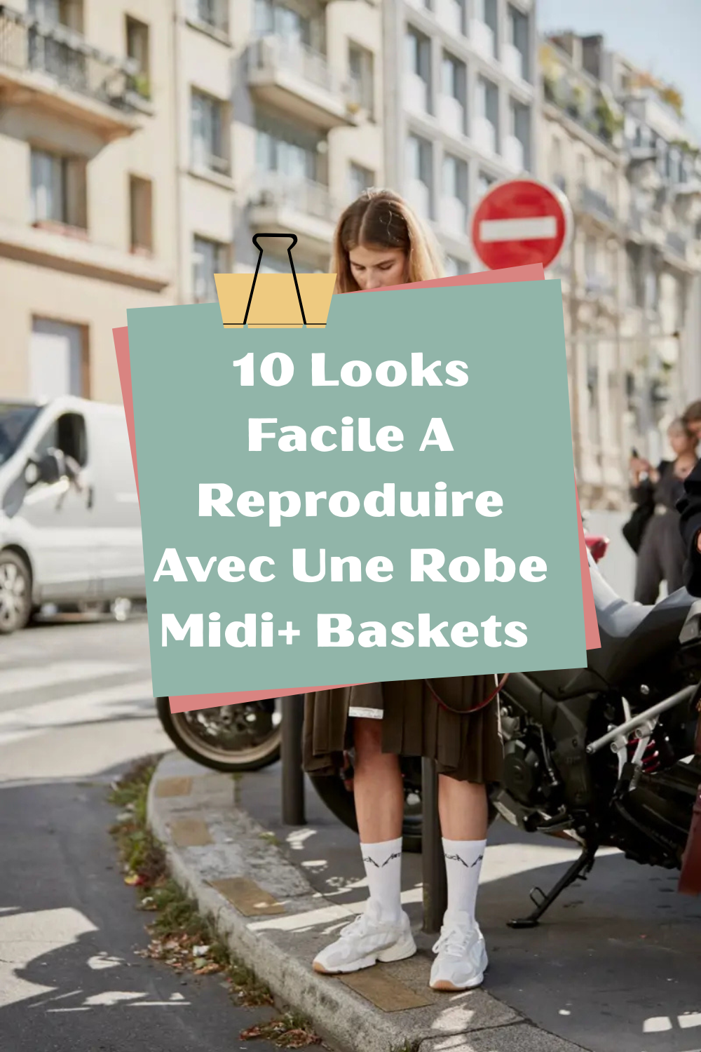 10 Looks Facile A Reproduire Avec Une Robe Midi+ Baskets