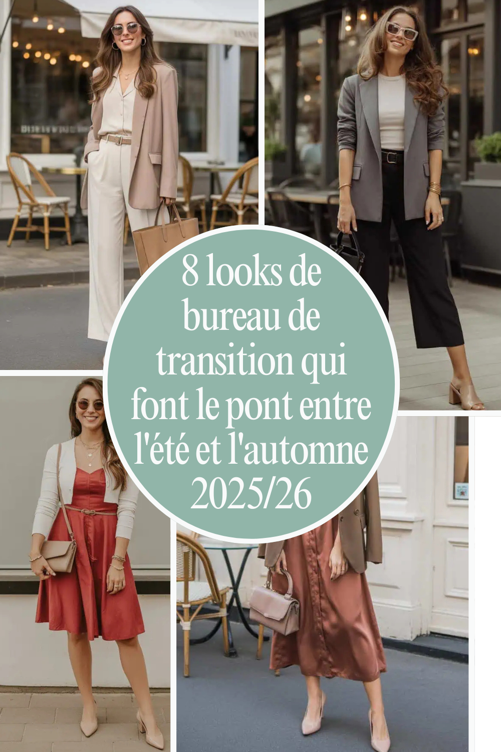 8 looks de bureau de transition qui font le pont entre l'été et l'automne 2025/26