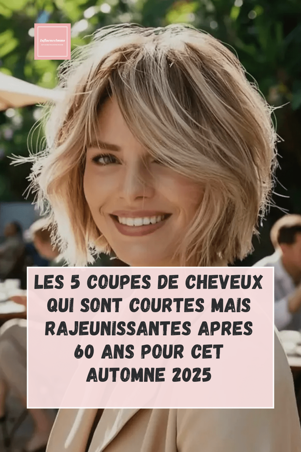 5 coupes de cheveux courtes qui font paraître une femme plus jeune après 60 ans