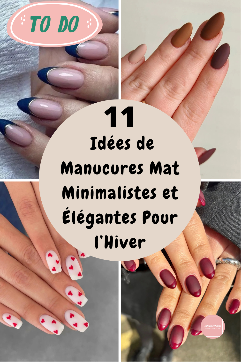 Tendance Hiver 2026 : 12 Manucures Mat Douces et Modernes à Copier