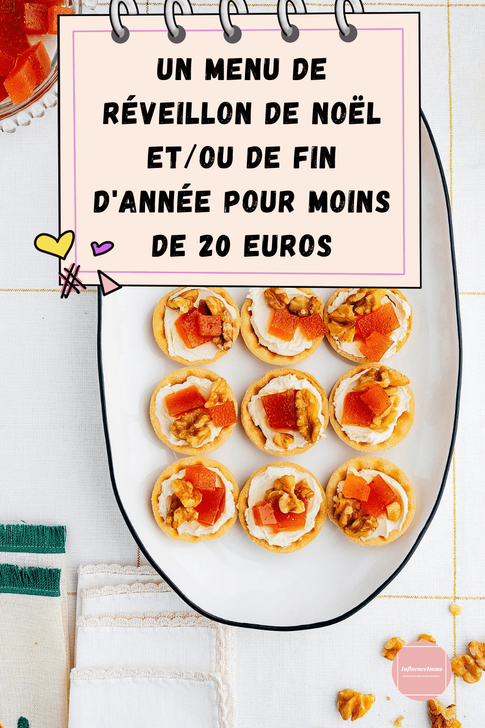 Un Menu De Réveillon De Noël Et/Ou De Fin D'Année Pour Moins de 20 Euros