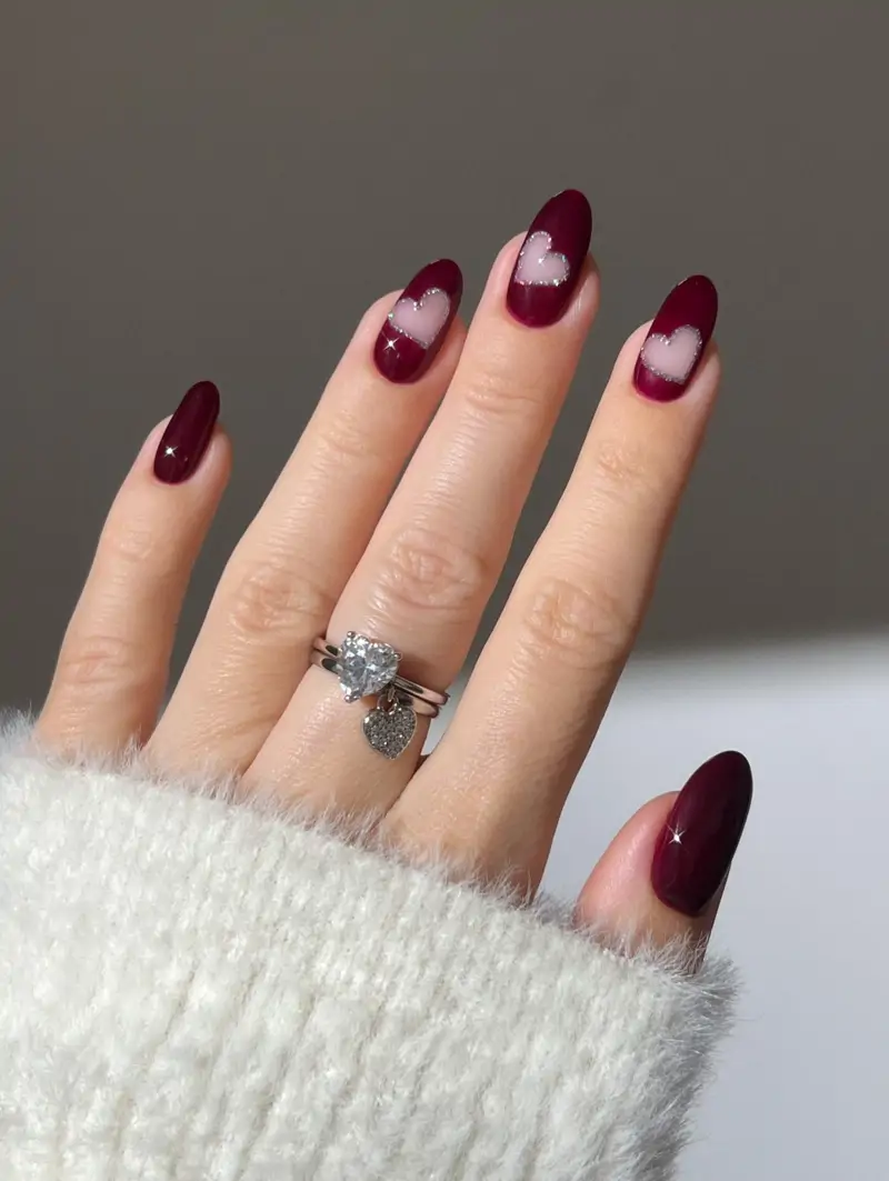 Ongles rouges Saint-Valentin : idées de nail art chic et moderne