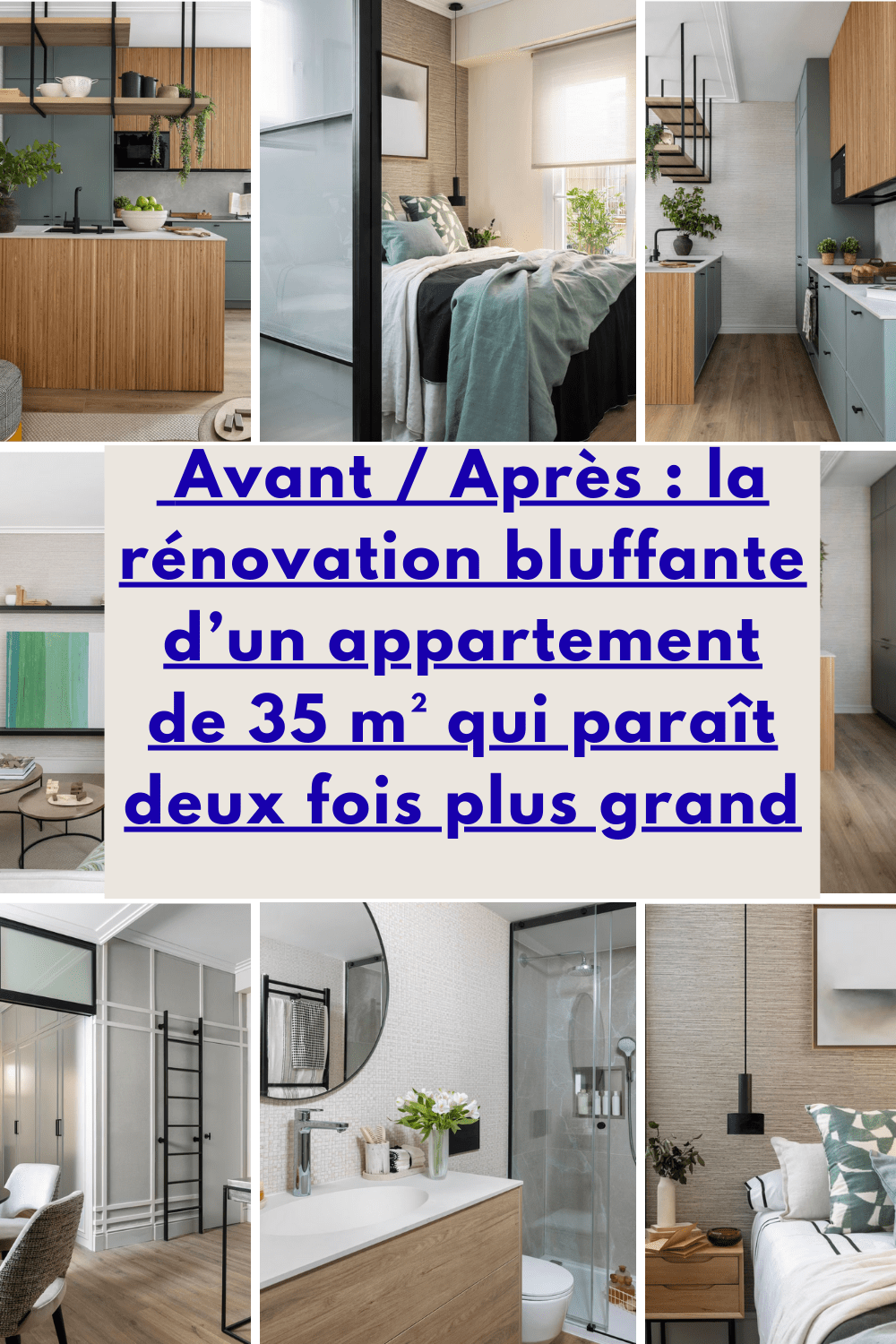 9 Photos D'Une Transformation D'Un Petit Appartement de 35 M²